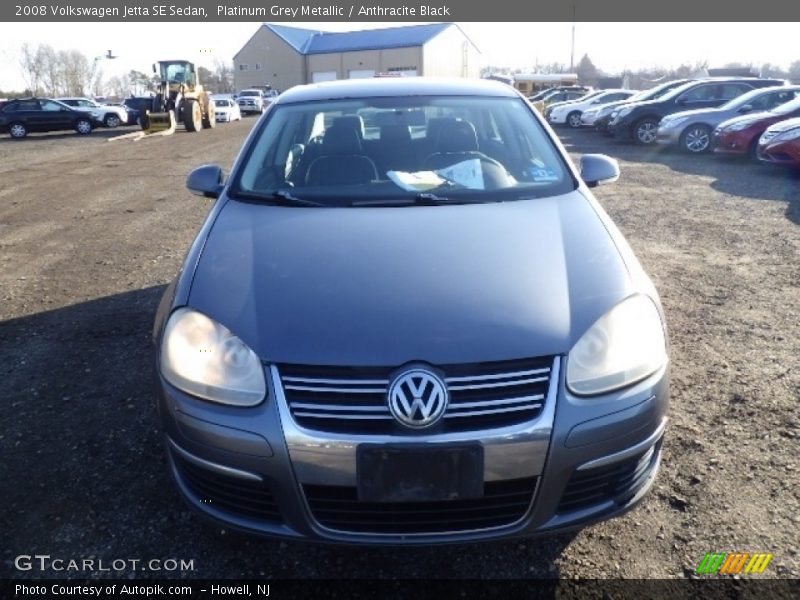 Platinum Grey Metallic / Anthracite Black 2008 Volkswagen Jetta SE Sedan