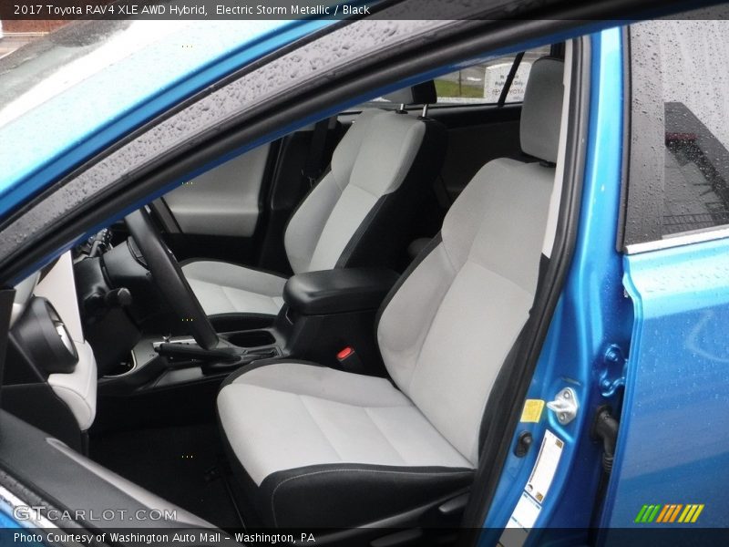 Electric Storm Metallic / Black 2017 Toyota RAV4 XLE AWD Hybrid