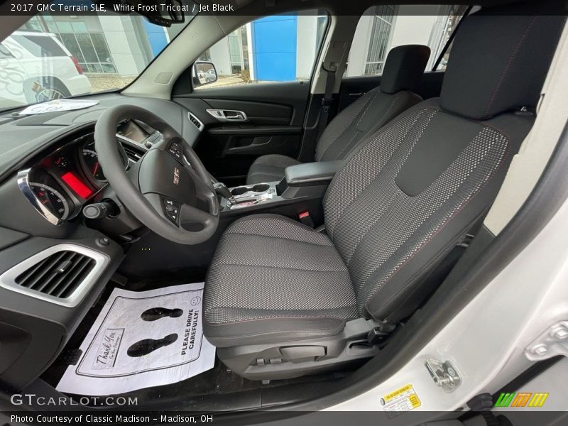 White Frost Tricoat / Jet Black 2017 GMC Terrain SLE