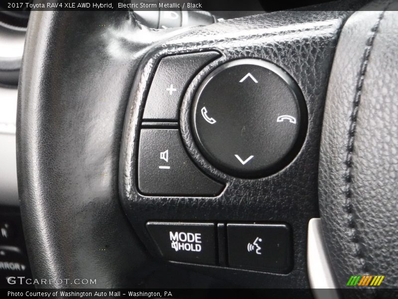 Electric Storm Metallic / Black 2017 Toyota RAV4 XLE AWD Hybrid