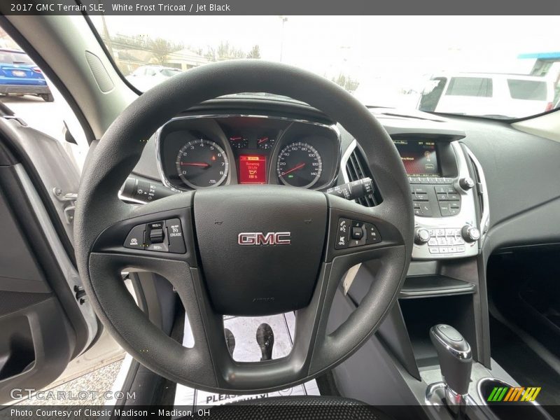 White Frost Tricoat / Jet Black 2017 GMC Terrain SLE