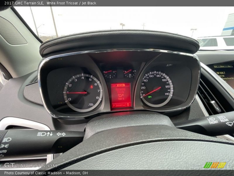 White Frost Tricoat / Jet Black 2017 GMC Terrain SLE