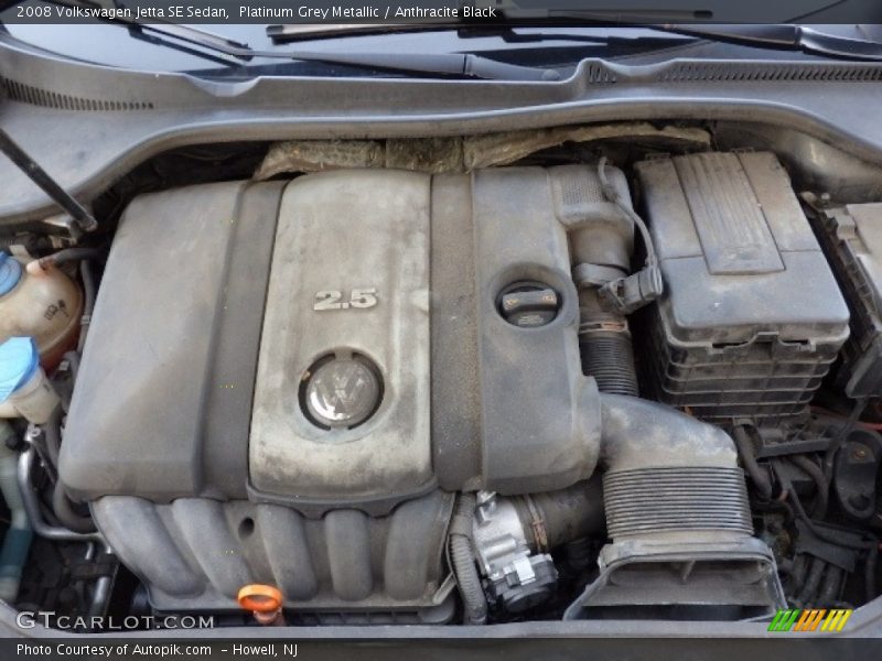 Platinum Grey Metallic / Anthracite Black 2008 Volkswagen Jetta SE Sedan