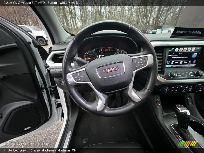 Summit White / Jet Black 2019 GMC Acadia SLT AWD