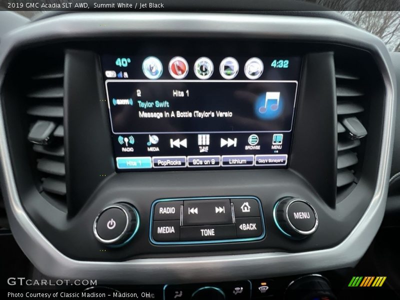 Summit White / Jet Black 2019 GMC Acadia SLT AWD
