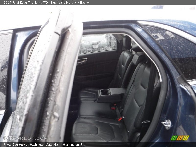 Blue Jeans Metallic / Ebony 2017 Ford Edge Titanium AWD