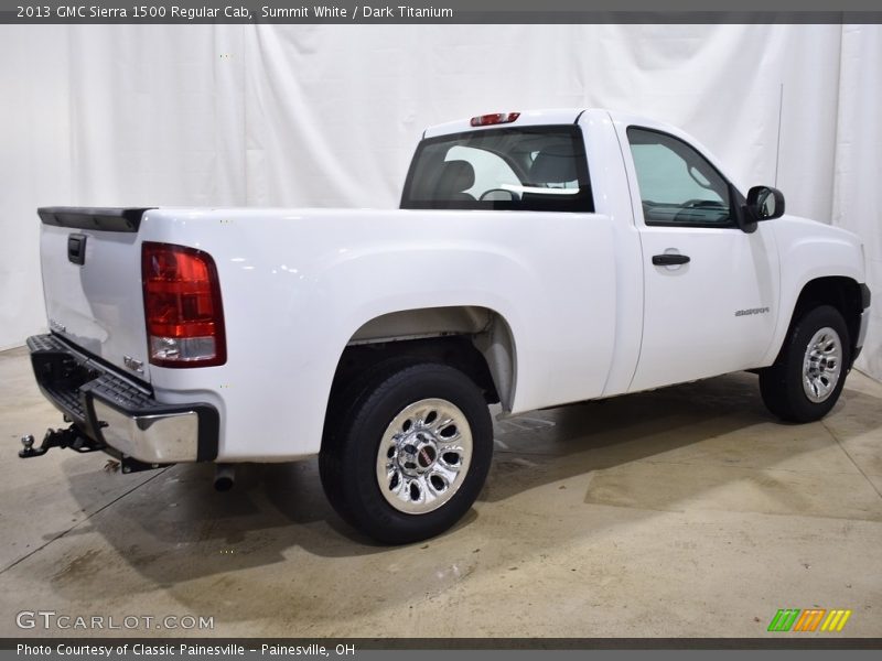 Summit White / Dark Titanium 2013 GMC Sierra 1500 Regular Cab