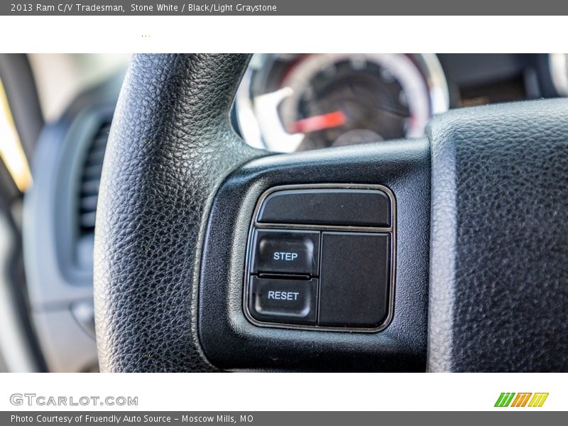 Stone White / Black/Light Graystone 2013 Ram C/V Tradesman