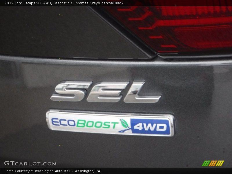 Magnetic / Chromite Gray/Charcoal Black 2019 Ford Escape SEL 4WD