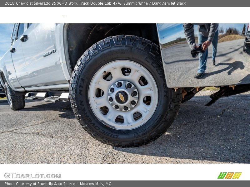 Summit White / Dark Ash/Jet Black 2018 Chevrolet Silverado 3500HD Work Truck Double Cab 4x4