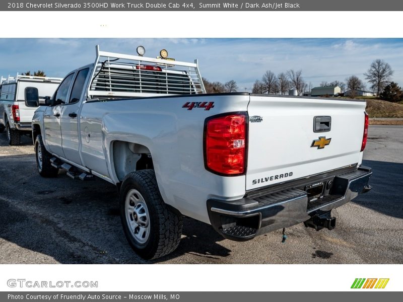 Summit White / Dark Ash/Jet Black 2018 Chevrolet Silverado 3500HD Work Truck Double Cab 4x4