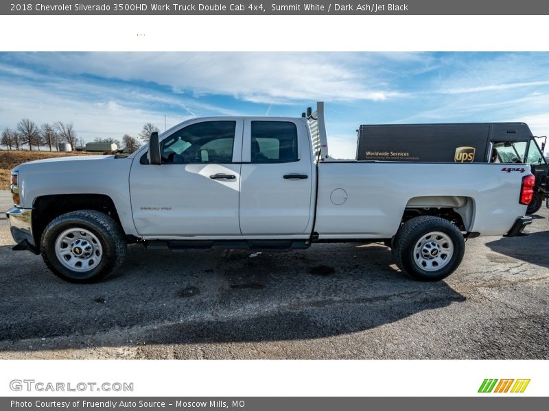 Summit White / Dark Ash/Jet Black 2018 Chevrolet Silverado 3500HD Work Truck Double Cab 4x4