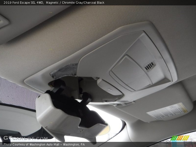 Magnetic / Chromite Gray/Charcoal Black 2019 Ford Escape SEL 4WD