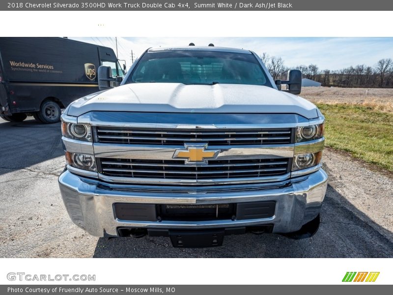 Summit White / Dark Ash/Jet Black 2018 Chevrolet Silverado 3500HD Work Truck Double Cab 4x4