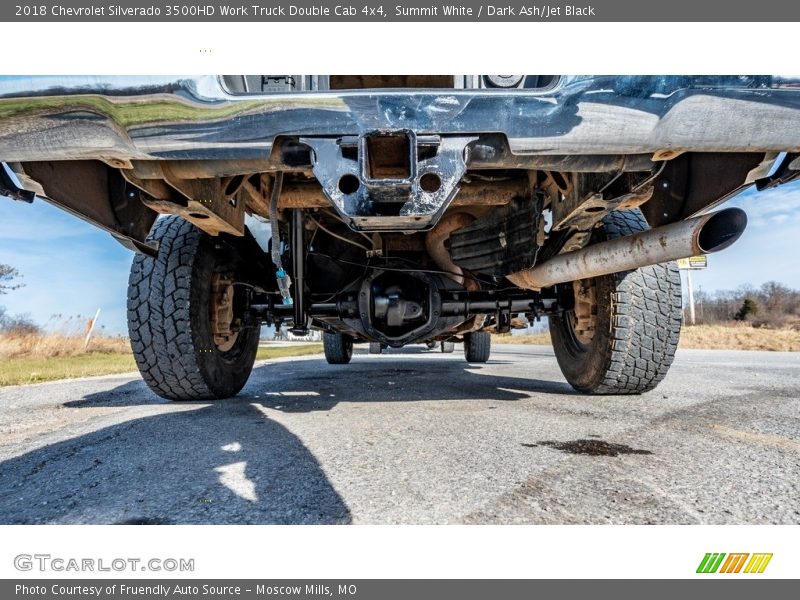 Undercarriage of 2018 Silverado 3500HD Work Truck Double Cab 4x4