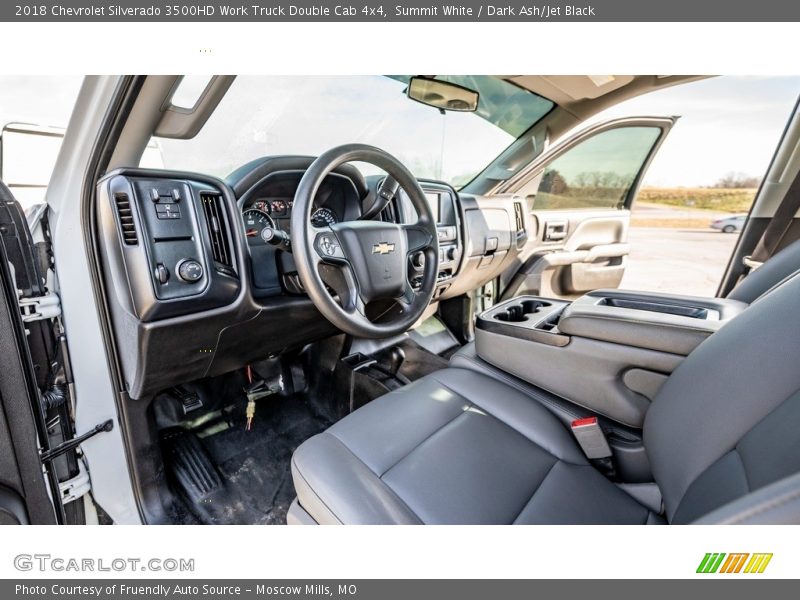  2018 Silverado 3500HD Work Truck Double Cab 4x4 Dark Ash/Jet Black Interior