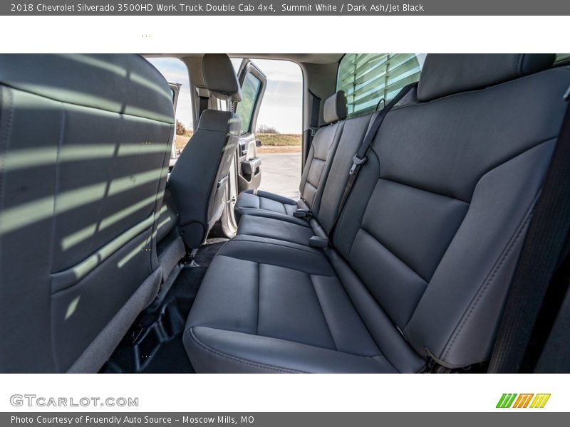 Rear Seat of 2018 Silverado 3500HD Work Truck Double Cab 4x4