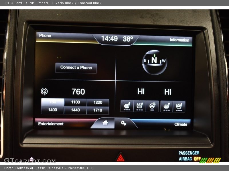 Tuxedo Black / Charcoal Black 2014 Ford Taurus Limited