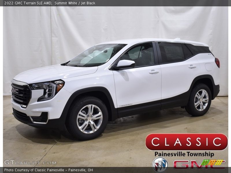 Summit White / Jet Black 2022 GMC Terrain SLE AWD
