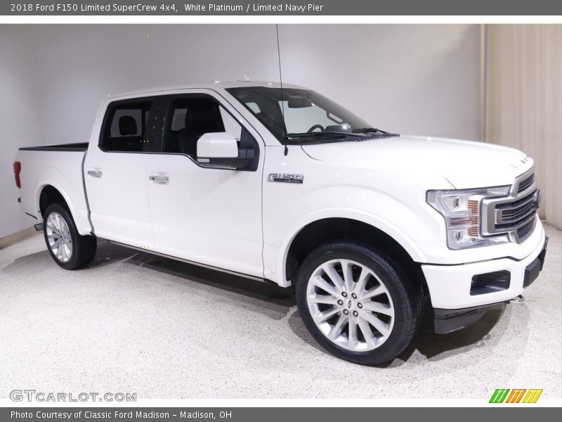 White Platinum / Limited Navy Pier 2018 Ford F150 Limited SuperCrew 4x4