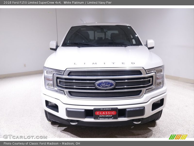 White Platinum / Limited Navy Pier 2018 Ford F150 Limited SuperCrew 4x4