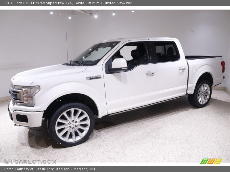 White Platinum / Limited Navy Pier 2018 Ford F150 Limited SuperCrew 4x4