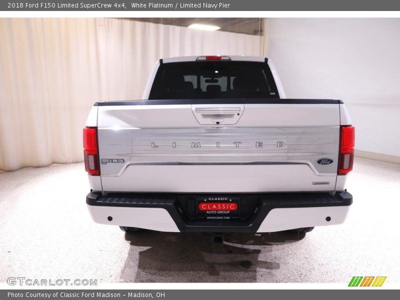 White Platinum / Limited Navy Pier 2018 Ford F150 Limited SuperCrew 4x4