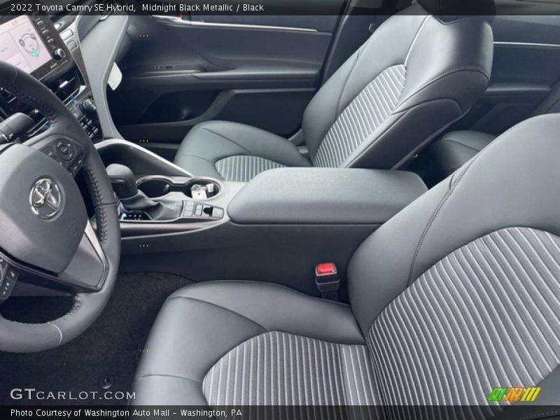 Midnight Black Metallic / Black 2022 Toyota Camry SE Hybrid