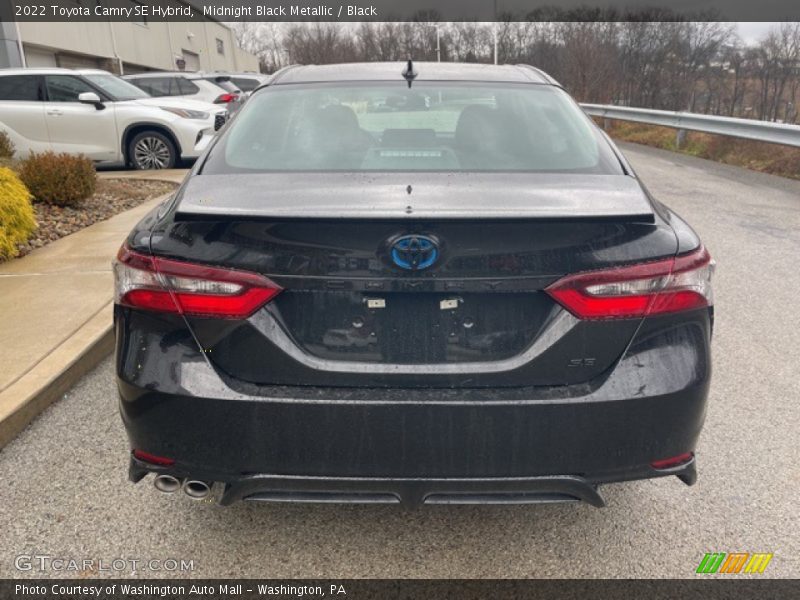 Midnight Black Metallic / Black 2022 Toyota Camry SE Hybrid