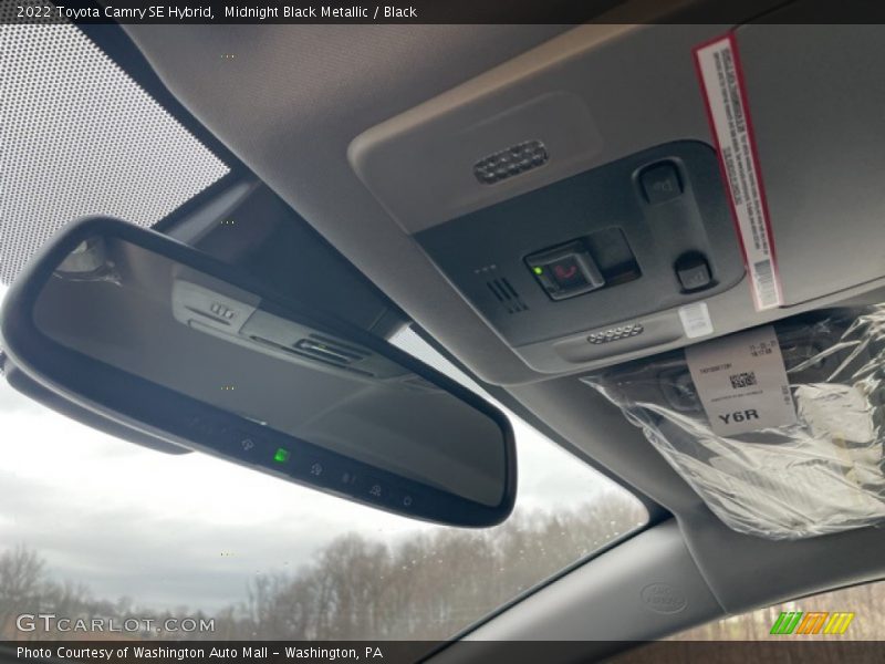 Midnight Black Metallic / Black 2022 Toyota Camry SE Hybrid