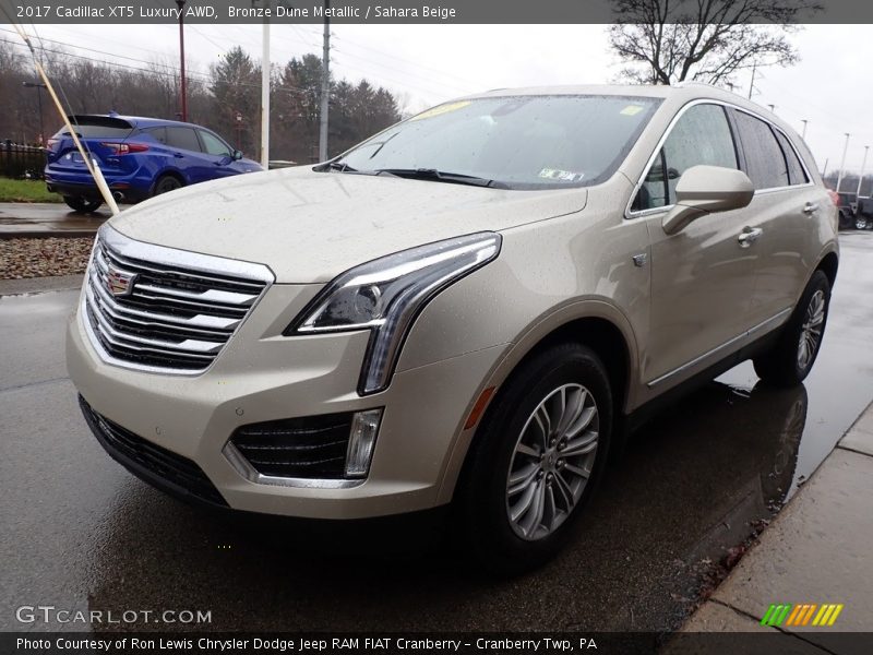 Bronze Dune Metallic / Sahara Beige 2017 Cadillac XT5 Luxury AWD