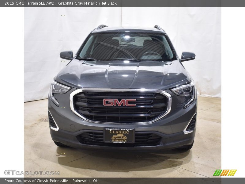 Graphite Gray Metallic / Jet Black 2019 GMC Terrain SLE AWD
