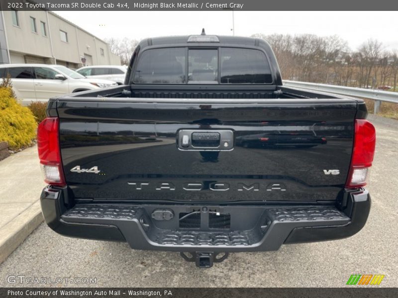 Midnight Black Metallic / Cement Gray 2022 Toyota Tacoma SR Double Cab 4x4