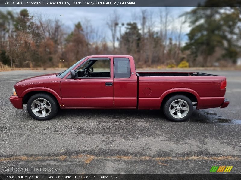  2003 Sonoma SL Extended Cab Dark Cherry Red Metallic