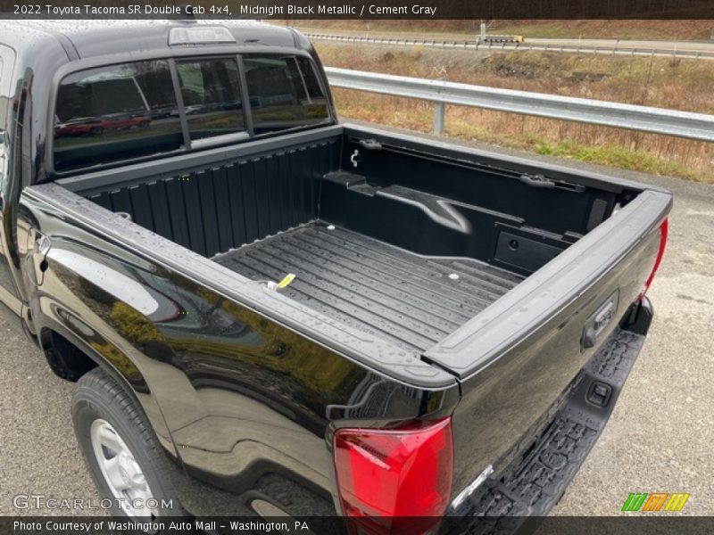 Midnight Black Metallic / Cement Gray 2022 Toyota Tacoma SR Double Cab 4x4