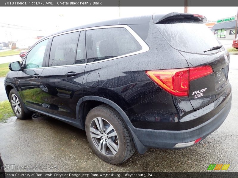 Crystal Black Pearl / Black 2018 Honda Pilot EX-L AWD