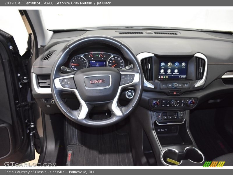 Graphite Gray Metallic / Jet Black 2019 GMC Terrain SLE AWD