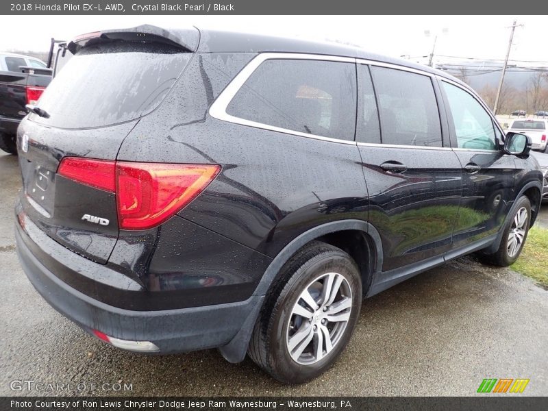 Crystal Black Pearl / Black 2018 Honda Pilot EX-L AWD