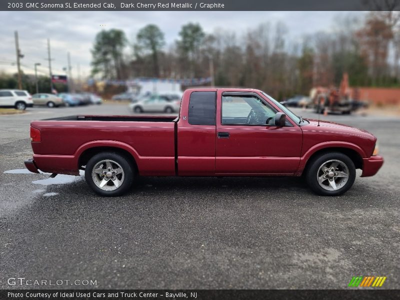  2003 Sonoma SL Extended Cab Dark Cherry Red Metallic