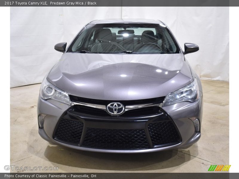 Predawn Gray Mica / Black 2017 Toyota Camry XLE