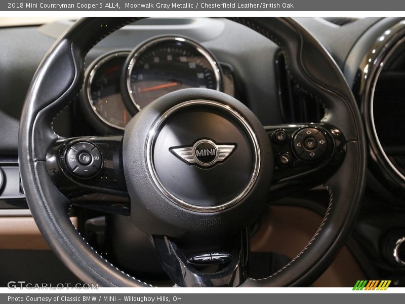 Moonwalk Gray Metallic / Chesterfield Leather/British Oak 2018 Mini Countryman Cooper S ALL4