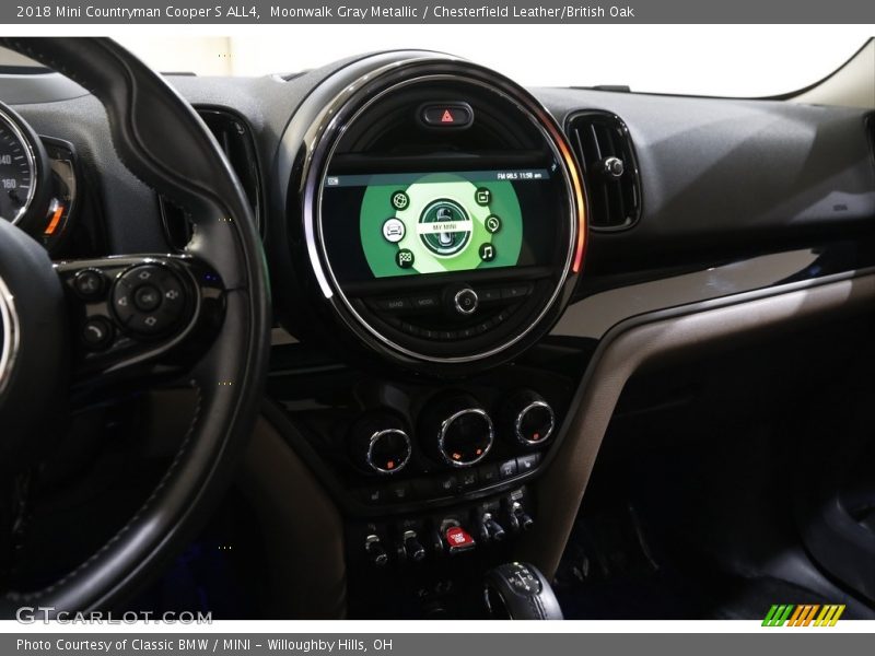 Moonwalk Gray Metallic / Chesterfield Leather/British Oak 2018 Mini Countryman Cooper S ALL4