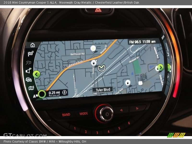 Navigation of 2018 Countryman Cooper S ALL4