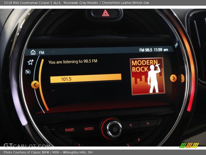 Moonwalk Gray Metallic / Chesterfield Leather/British Oak 2018 Mini Countryman Cooper S ALL4