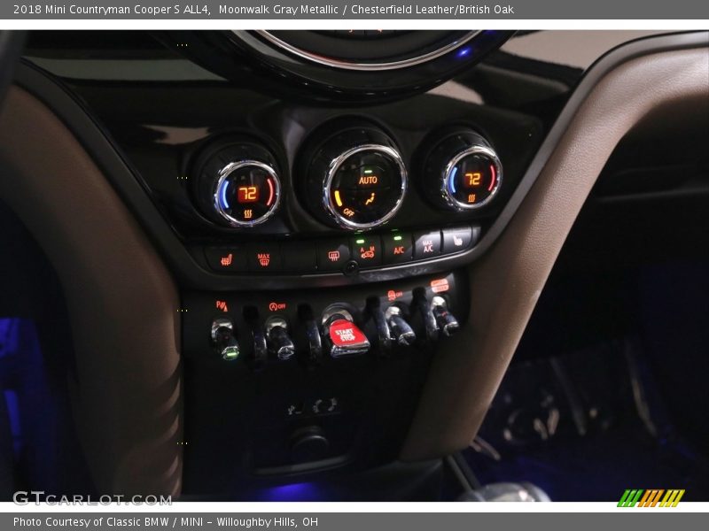 Moonwalk Gray Metallic / Chesterfield Leather/British Oak 2018 Mini Countryman Cooper S ALL4