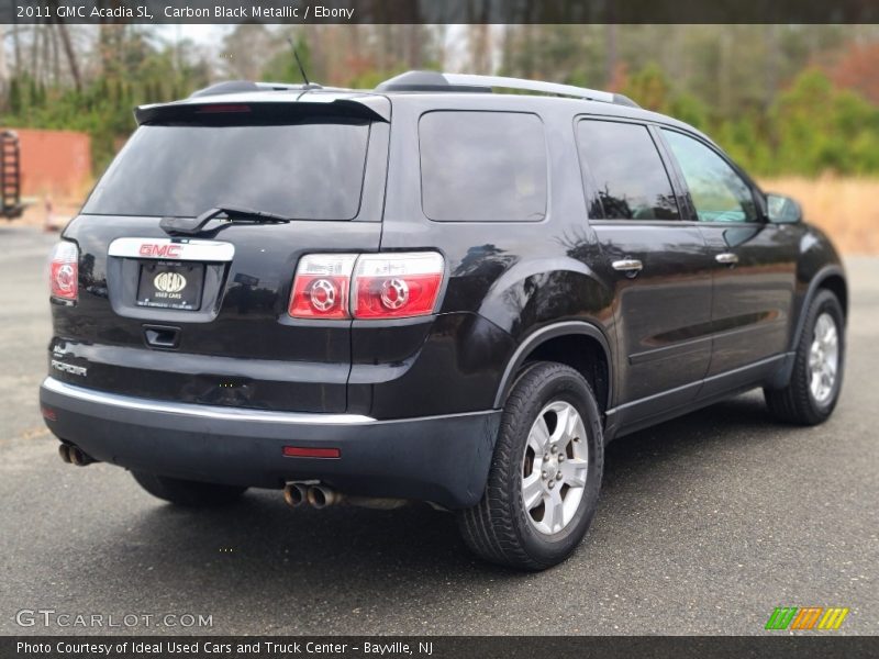 Carbon Black Metallic / Ebony 2011 GMC Acadia SL
