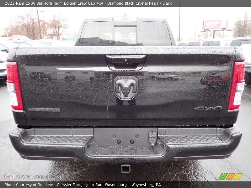 Diamond Black Crystal Pearl / Black 2022 Ram 1500 Big Horn Night Edition Crew Cab 4x4