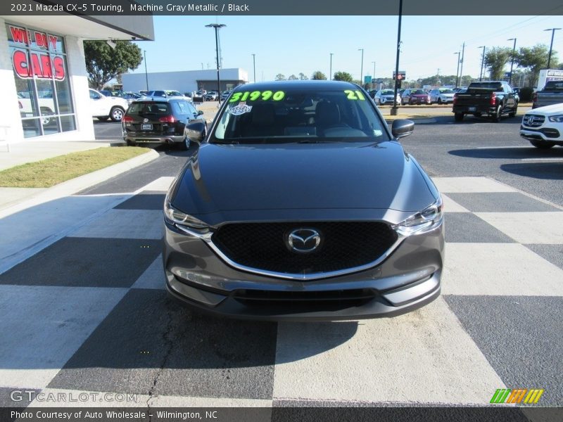 Machine Gray Metallic / Black 2021 Mazda CX-5 Touring