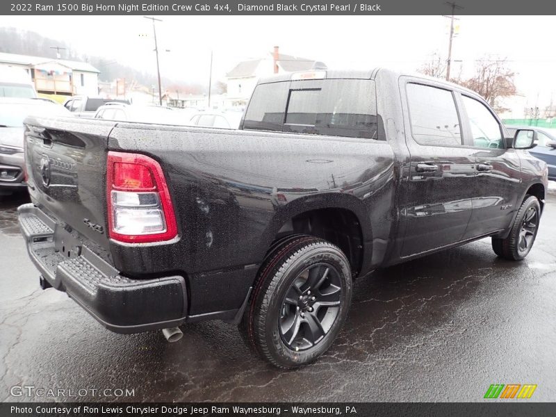 Diamond Black Crystal Pearl / Black 2022 Ram 1500 Big Horn Night Edition Crew Cab 4x4