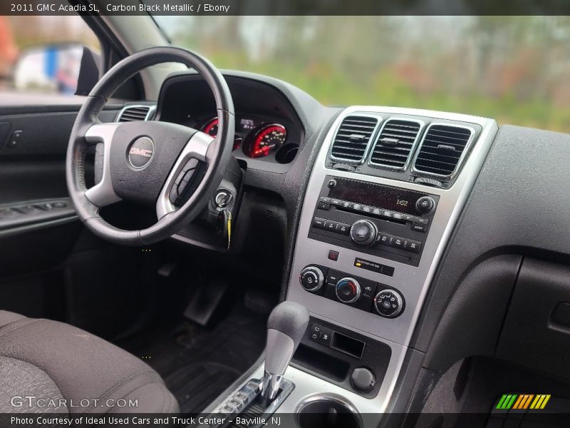 Carbon Black Metallic / Ebony 2011 GMC Acadia SL